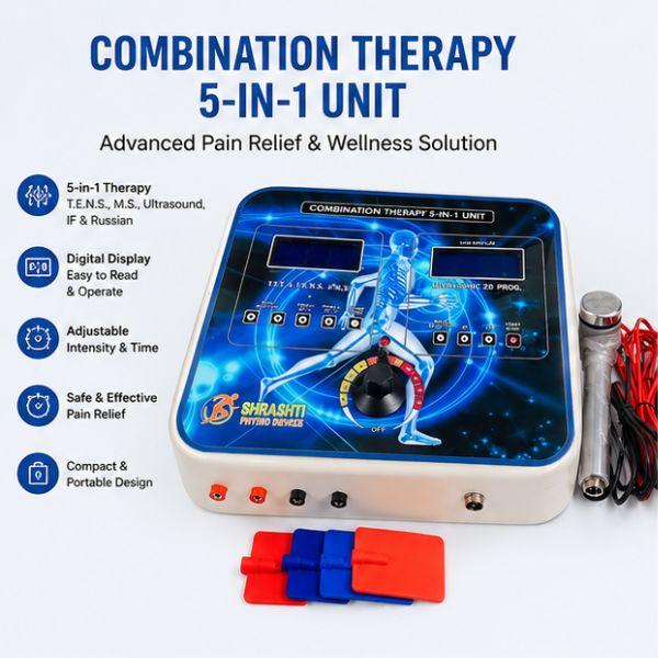 Advanced 5 In 1 Physiotherapy Combination Therapy Machine