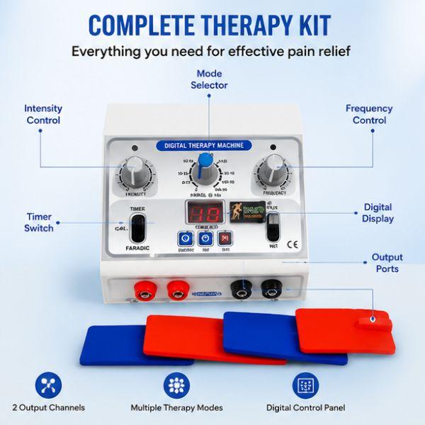 Portable Muscle Stimulator with TENS Technology