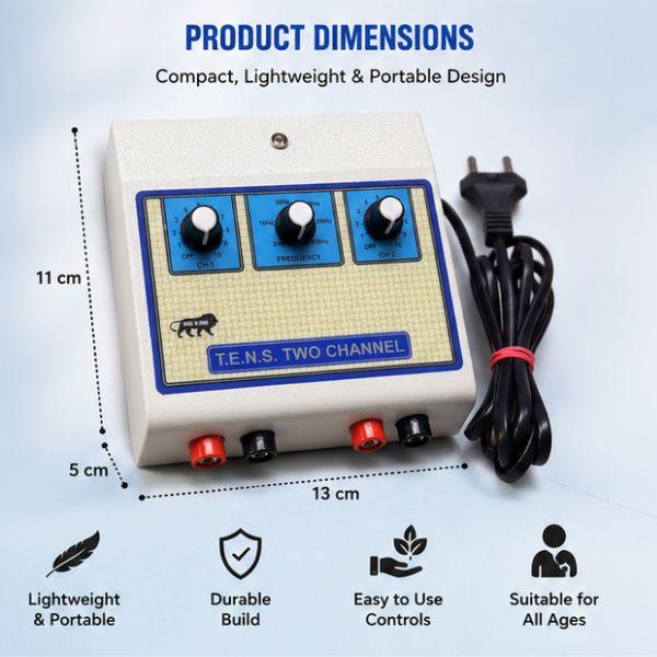 Portable Mini TENS Therapy Machine Digital