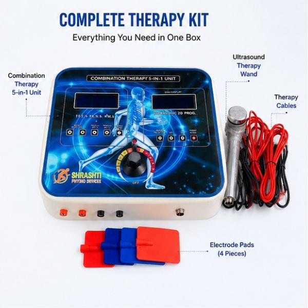Advanced 5 In 1 Physiotherapy Combination Therapy Machine